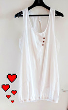 Alife & Kickin White Denim Kleid light denim ...