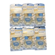 6x Febreze Plug Cedar Wood / Winter Mint Limited Edition Scented Oil Refill