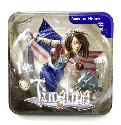 Timeline American History Card Game Asmodee Complete With Instructions 
