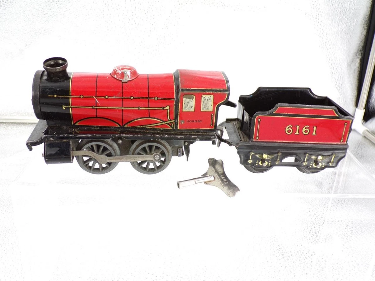 Train Hornby O 3615 Locomotive Vapeur + Tender + 3 Voitures Voyageurs Vintage