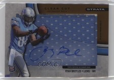 2012 Topps Strata Clear Cut Rookie Relics Bronze 82/150 Ryan Broyles Auto 11pk