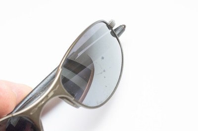 Oakley A Wire Sunglasses Pewter Vintage Y2K USA Metal Frame Rare