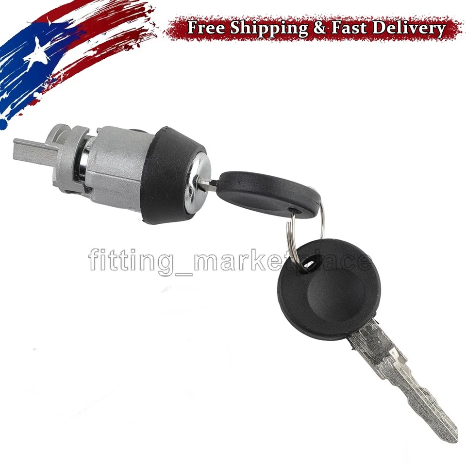 Interruptor de encendido con llaves 1H0905855A para VW Beetle Golf Jetta 1971-1978 Audi Foto 2 de 4