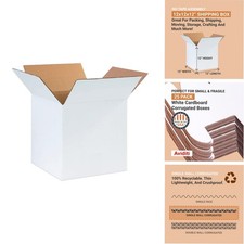 Usa Usa Boxes Small 12L X 12W X 12H 25-Pack - Corrugated Cardboard Moving