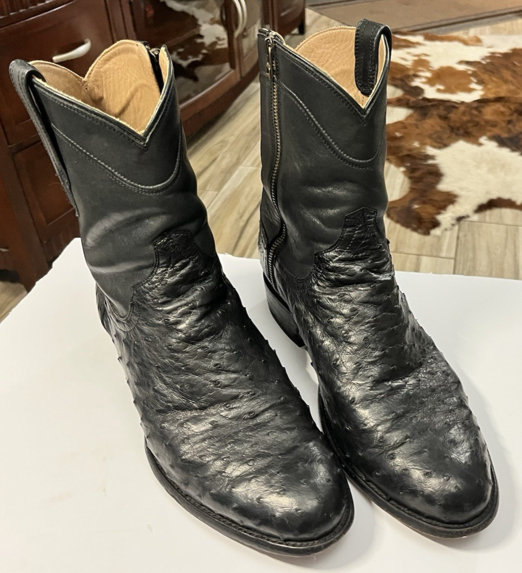 Tecovas The Dean 12EE Ankle Side Zip Roper Men display picture 3
