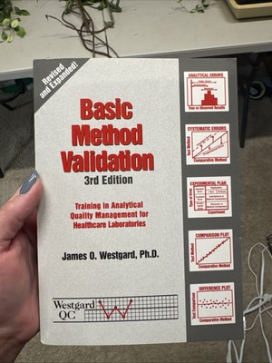 Basic Method Validation : Training in Analytical Quality Management for Lab