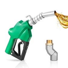 VEVOR 1 in NPT Automatic Fuel Nozzle 1-3/16 in Spout Auto Shut Off Gas Nozzle