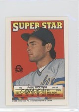 1988 Super Star Sticker Backs Paul Molitor Robby Thompson Lloyd Moseby HOF 0q3