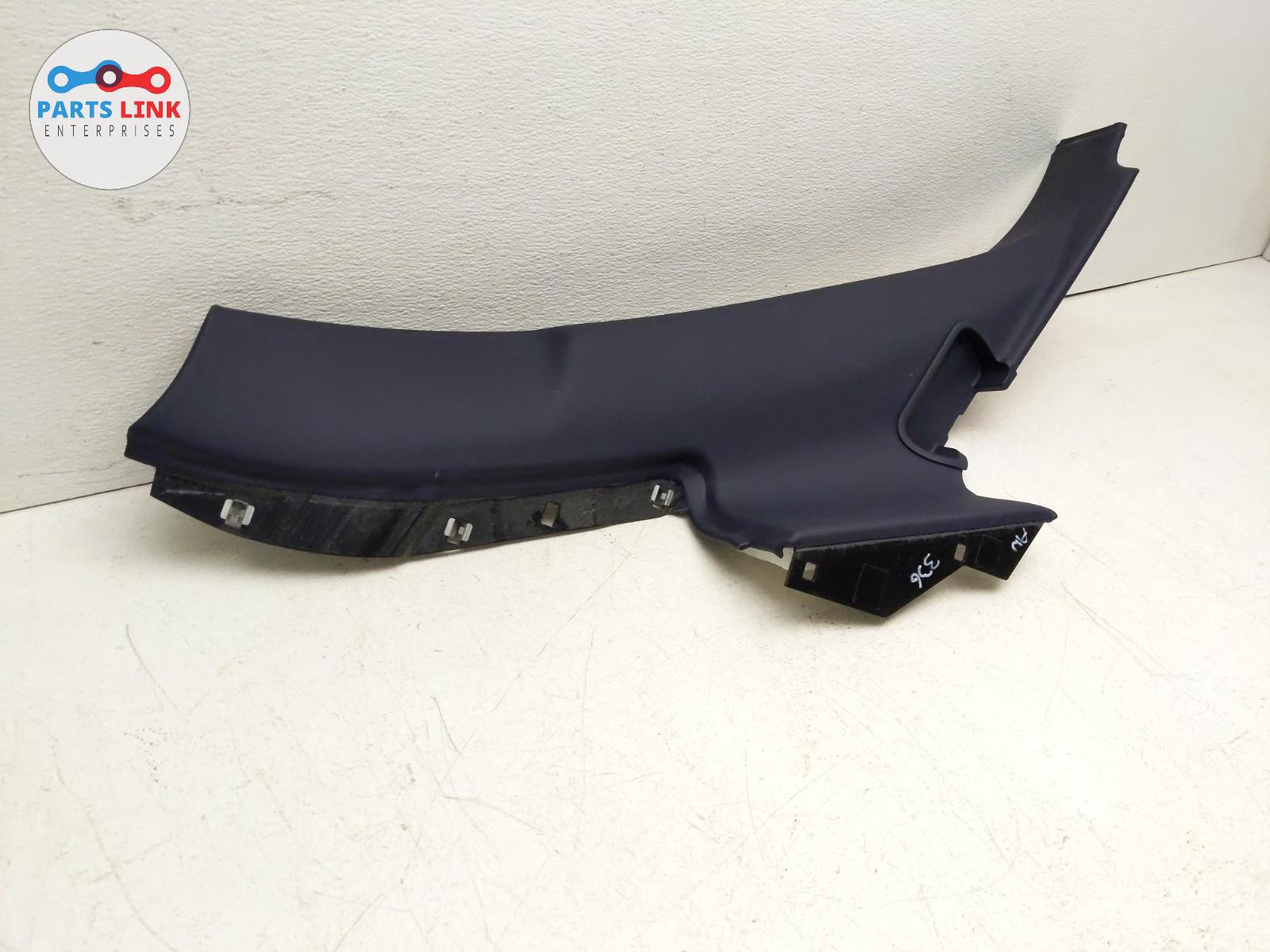 16-20 BENTLEY BENTAYGA REAR LEFT QUARTER C PILLAR TRIM MOLDING COVER PANEL BLUE