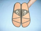 Olukai Black Leather Kipe a Olu Women’s Crisscross Slide Sandals Size 7 — photo 7