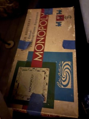 1960s Classic Monopoly Board Game Parker Brothers   Complete + Rare Short Rules!