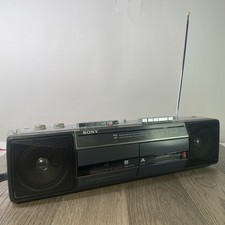 Vintage Sony CFS-W301 FM/AM Stereo Cassette-Corder Tested  Working
