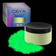 Fluorescent Yellow Green Glow Powder 5.3oz/150g Glow In The Dark Pigment Powder