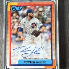 Topps 2025 Update 1990 Baseball Autographs Porter Hodge Cubs Autograph 90B2-PH
