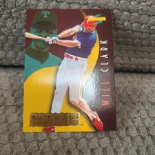 Will Clark 1996 Score Baseball Numbers Game Insert  #28 Texas Rangers 