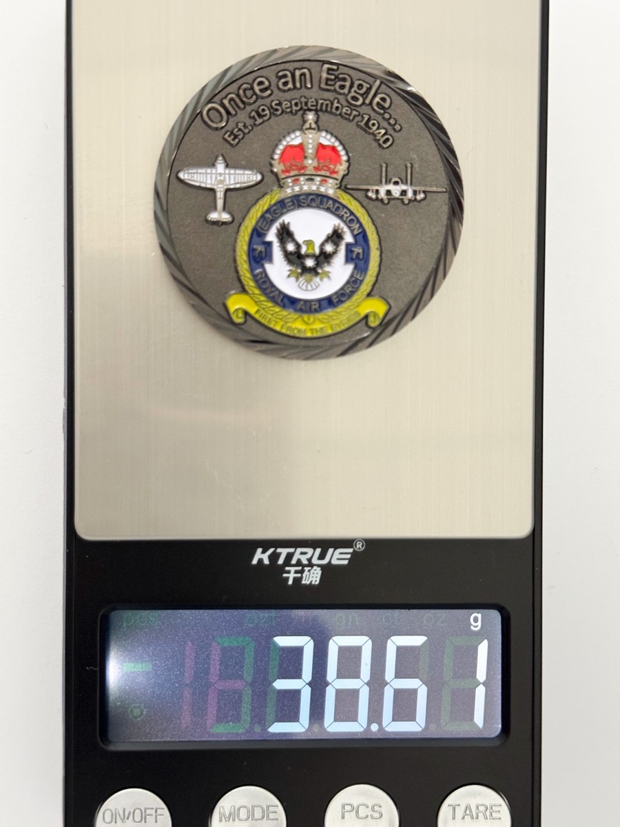334 FTR SQDN Eagle Squadron RAF Challenge Coin J#4 | eBay