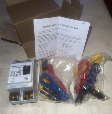 Automatic Water Level Controller AC 110V Pump Float Switch Control Relay NEW