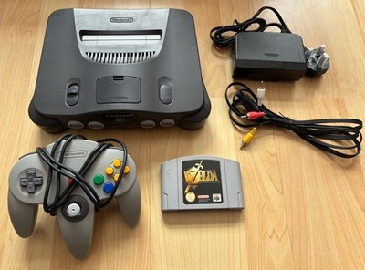 Nintendo 64 N64 Konsole sehr guter Zustand & The Legend Of Zelda Ocarina Of Time, Pal
