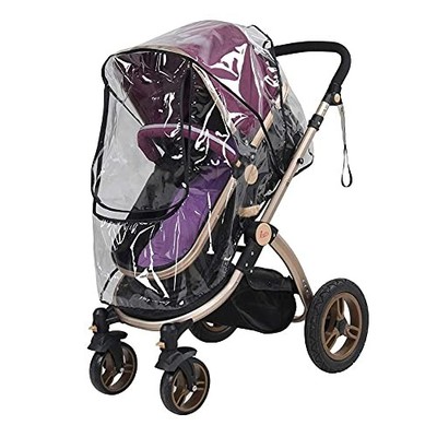 Stroller Rain Cover, Universal Pram Cover PVC Transparent