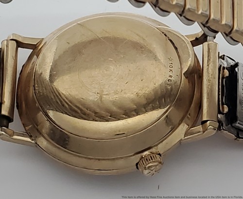 Hamilton Electric 10k Rolled Gold Plate Herren Vintage Armbanduhr zum Herrichten - Bild 5 von 6