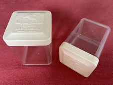 2x Klipp's Kaffee-Dose aus Plastik Bremen 1950er Jahre