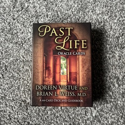 Vergangenes Leben Orakel Karten von Doreen Virtue Brian L. Weiss 44 Karten Deck - RAR