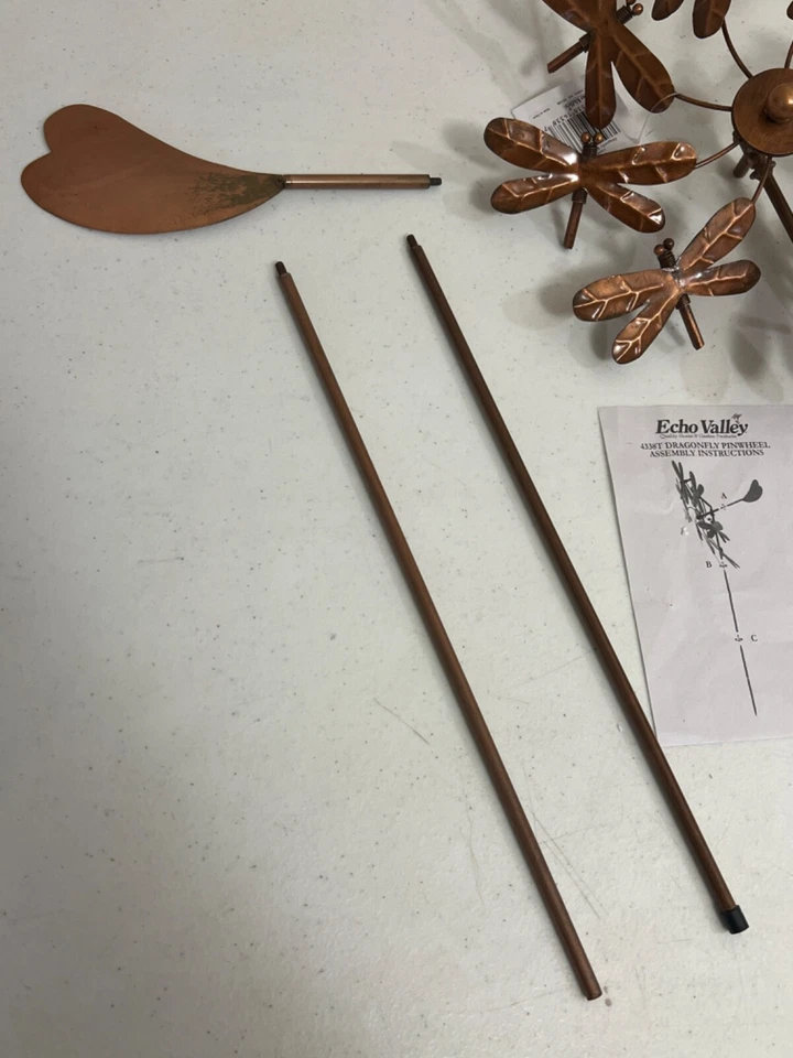 Molinete libélula Echo Valley 4338T decoración de jardín Foto 3 de 4
