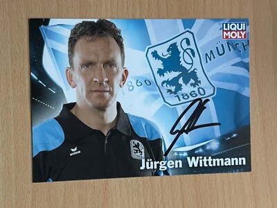 Jürgen Wittmann TSV 1860 München Autogrammkarte original signiert #35537
