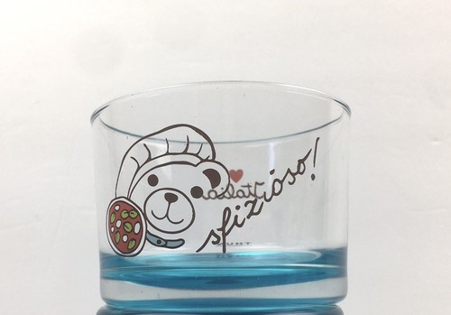 Thun Liquor Glasses Teddy Bear Travel Cin Cin Sfizioso Italian Blue Table - Picture 5 of 9