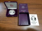 1988 S U.S. Mint American Silver Eagle  Proof Coin 1oz One Ounce with OGP & COA