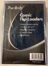 10 Pro Safe Current Comic Book Rigid Clear Plastic Toploaders Holders 34085