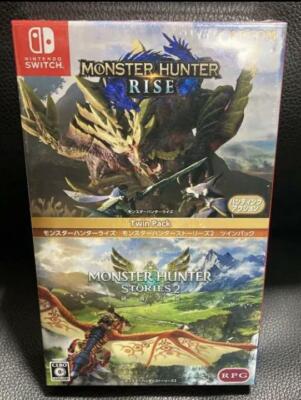 Monster Hunter Rise & Stories 2 Twin Pack Nintendo Switch Japanese ver sealed
