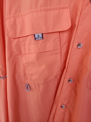 Chemise Columbia Pêche Chemise De Pêche Columbia Florida State University - Taille L, Manches Longues Rouge Vêtement Pêche Occasion