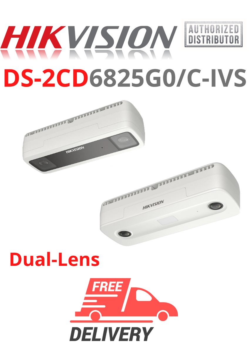 Hikvision DS-2CD6825G0/C-IVS(B) F2 Dual-Lens People Counting Hikvision DS-2CD6825G0/C-IVS(B) F2 Dual-Lens People Counting