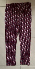 Gymboree Girls Leggings Pants Hearts Sweetheart Kiss Sz S 5-6 Valentine