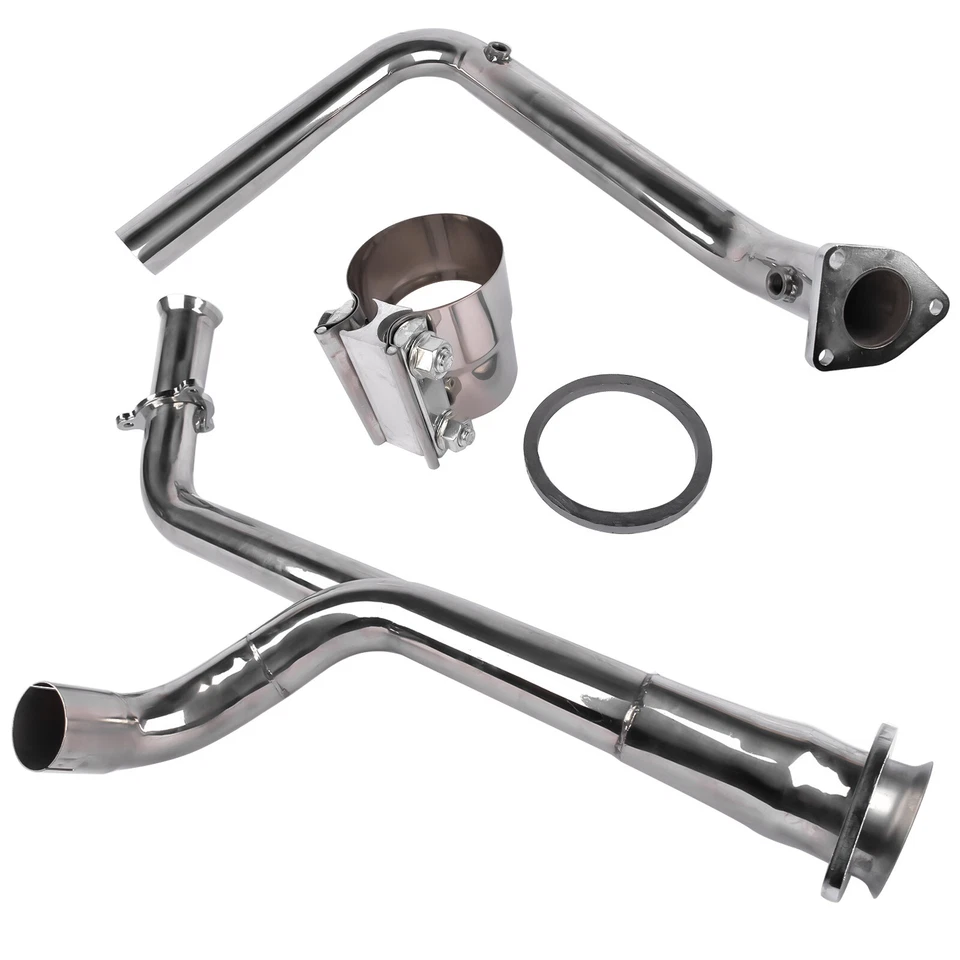 Tubo en Y de escape de acero inoxidable para Chevy GMC 2x4 4x4 Sierra Silverado 5.3 1999-2006 Foto 4 de 4
