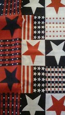 Red White and Blue Star Bandana