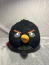 Rovio Angry Birds Large 14  Bomb Plush Black Character Stuffed Animal Toy