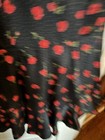 BRAND NEW ZARA BLACK AND RED ROSES ROMPER SZ S — photo 10