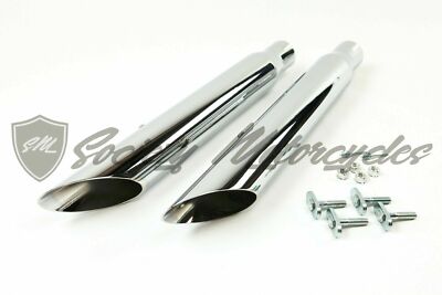 Harley-Davidson Dyna Wide Glide FXD Slice Cut Exhaust System 2.5'' Street Bob