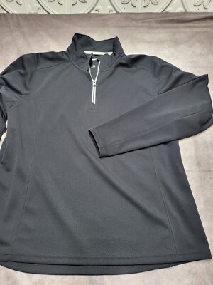 Ladies Sport-Tec Shirt Activewear XXL Black Long Sleeve Thumb Hole Sh 18'' Ch 23''