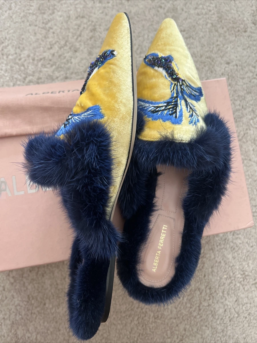 Alberta ferretti slippers sales