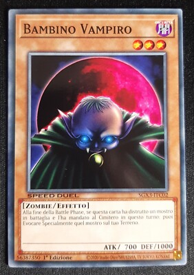 KIND VAMPIR Common auf Italienisch SPEED DUEL SGX3-ITC03 YUGIOH