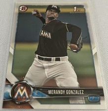 2018 Bowman Baseball Prospects Merandy Gonzalez Miami Marlins 1st Bowman #BP-70