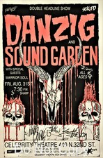 DANZIG  Poster 12"x18" Concert