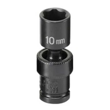 Grey Pneumatic 910UMS 1/4" Surface Drive x 10mm Standard Universal Socket