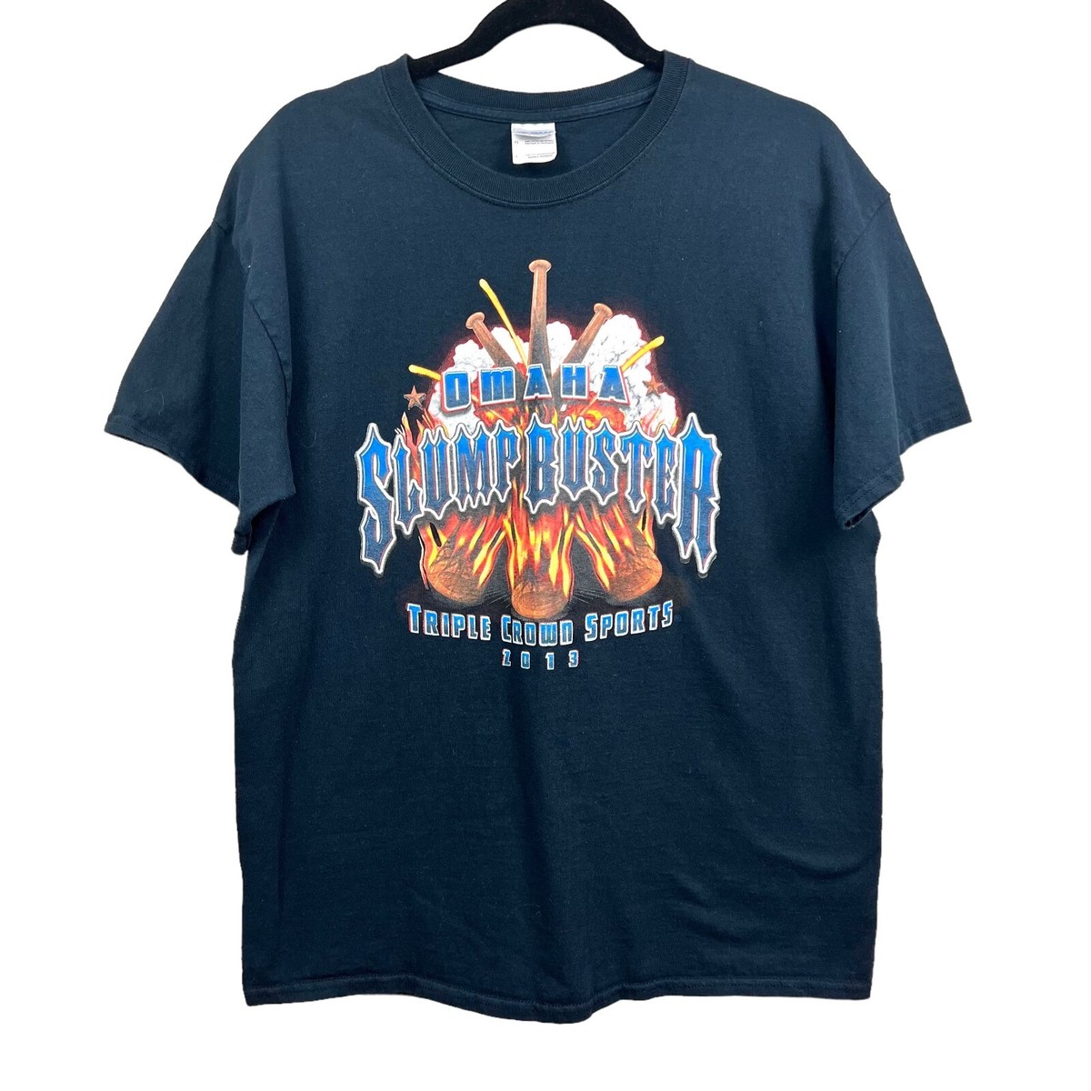 【 PROJECT】23SS★ Slam Bear T-shirt Omaha Slump Buster T Shirt 2013 Triple Crown Sports Short