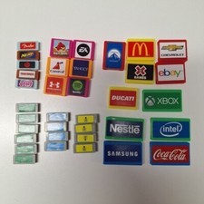 Monopoly Empire 2014 Replacement Property Tokens Tiles Business Office Deeds