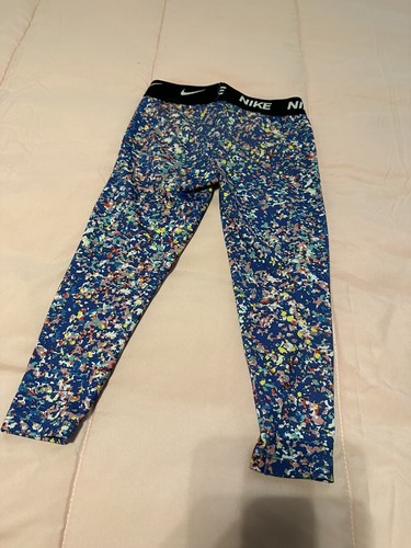 Nike Dri Fit Multi Color Leggings Youth Girls Size XS 4 - Picture 6 of 6