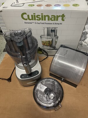 Cuisinart Elemental 13-Cup Food Processor With Dicing Kit CFP-26DSVPC, USED